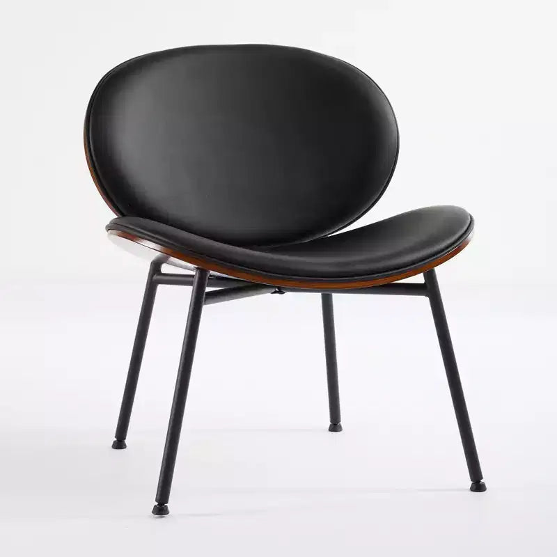 Poltrona Shell in Lino, Stile Mid-Century, Seduta Singola