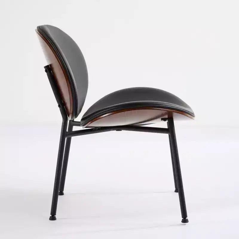 Poltrona Shell in Lino, Stile Mid-Century, Seduta Singola