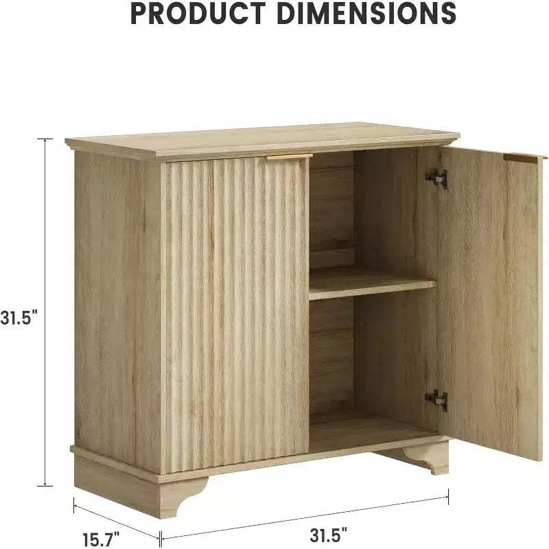 Mobiletto contenitore a 2 ante nero/rovere/bianco con porta scorrevole a grana, credenza da 80 cm per cucina e sala da pranzo