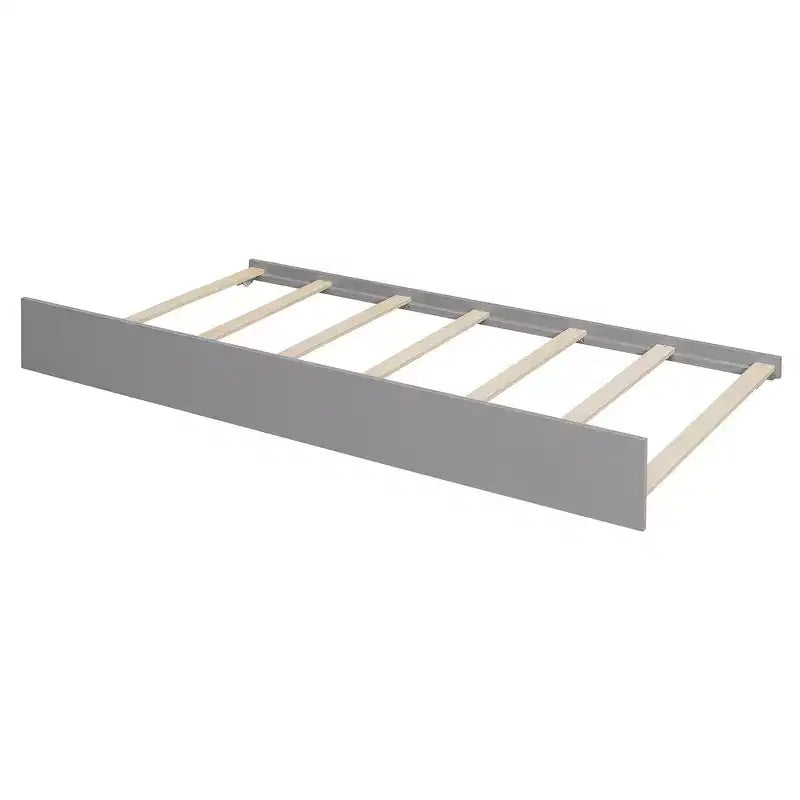 Letto singolo a capanna con letto estraibile, per 2 persone (Grigio/Naturale/Noce/Bianco)
