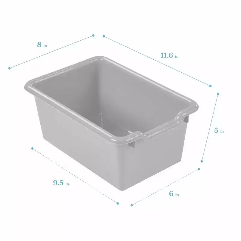Armadietto portaoggetti mobile con 25 scomparti, 5x5, per bambini, blu/trasparente/contemporaneo/tonalità della terra