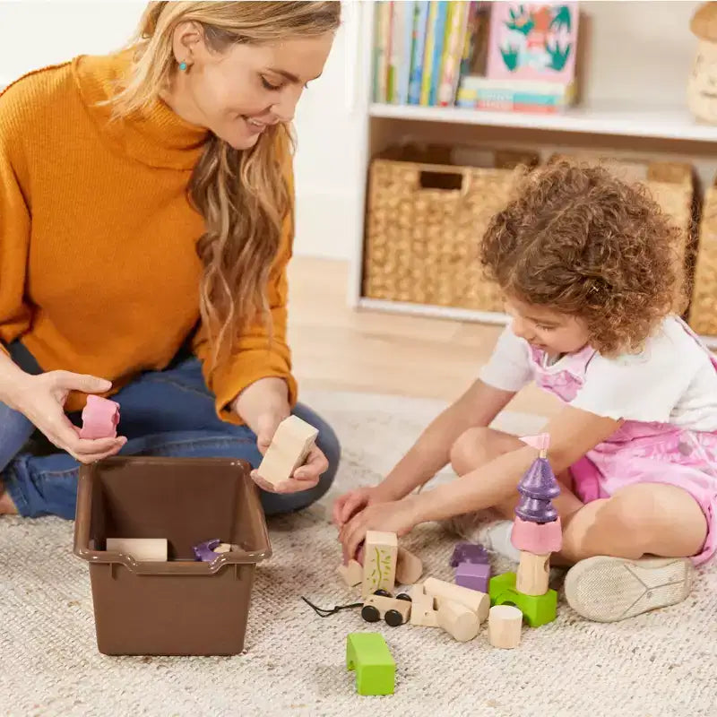 Armadietto portaoggetti mobile con 25 scomparti, 5x5, per bambini, blu/trasparente/contemporaneo/tonalità della terra