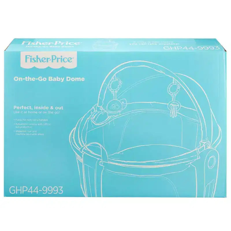 Tendina parasole pieghevole color ottanio per neonati, per 1 bambino