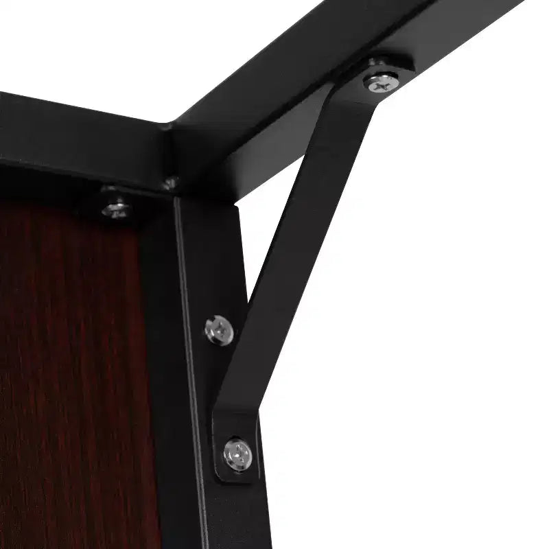 Scrivania da ufficio monoposto moderna industriale, 119 cm, vari colori e opzioni telaio