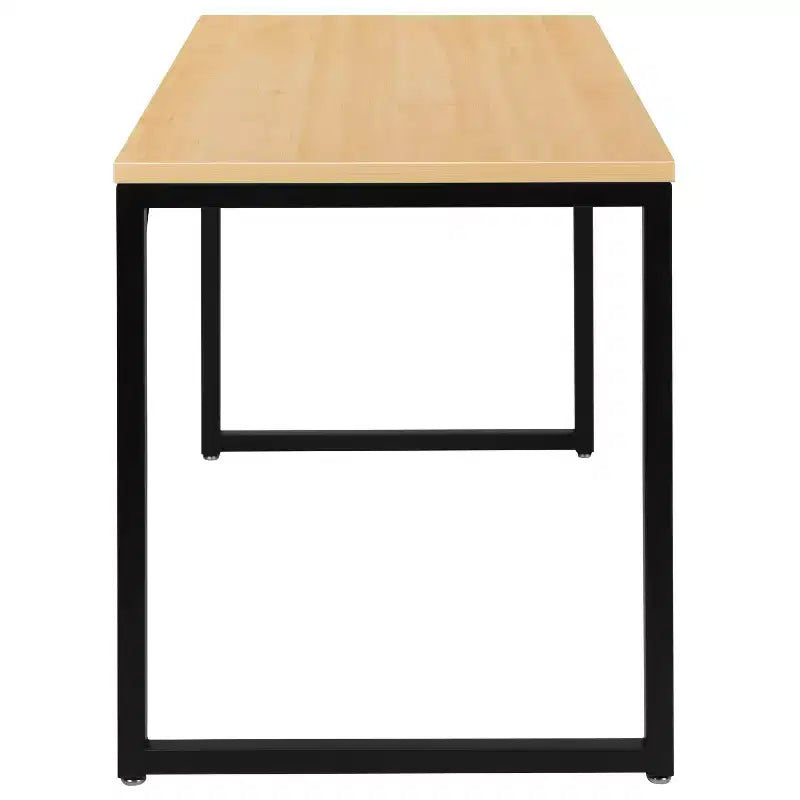 Scrivania da ufficio monoposto moderna industriale, 119 cm, vari colori e opzioni telaio