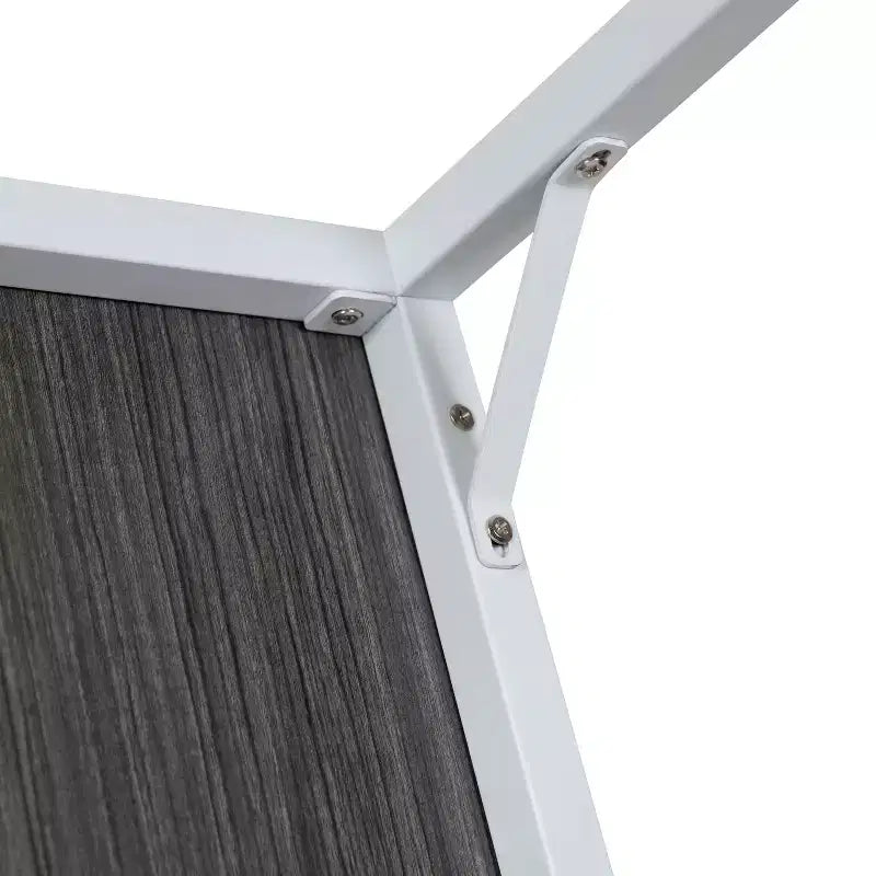 Scrivania da ufficio monoposto moderna industriale, 119 cm, vari colori e opzioni telaio