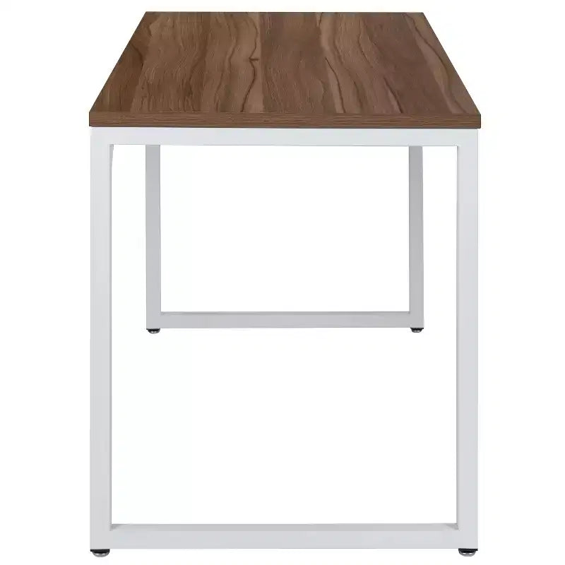 Scrivania da ufficio monoposto moderna industriale, 119 cm, vari colori e opzioni telaio