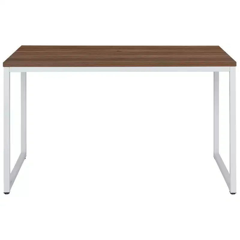 Scrivania da ufficio monoposto moderna industriale, 119 cm, vari colori e opzioni telaio